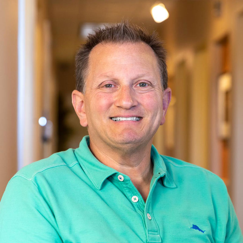 Dental Crown and Waterlase Patient Frank